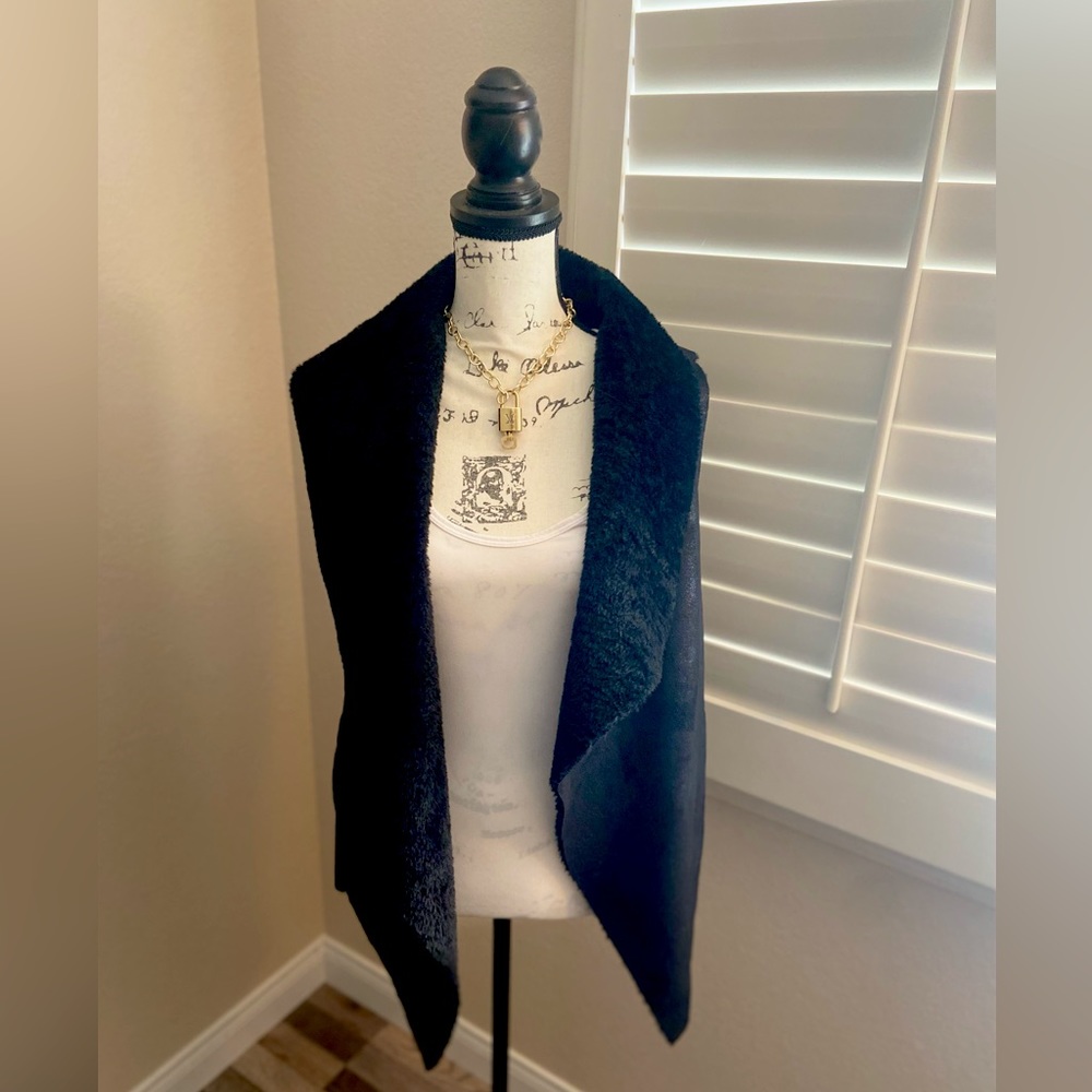 ECOTE fur long vest